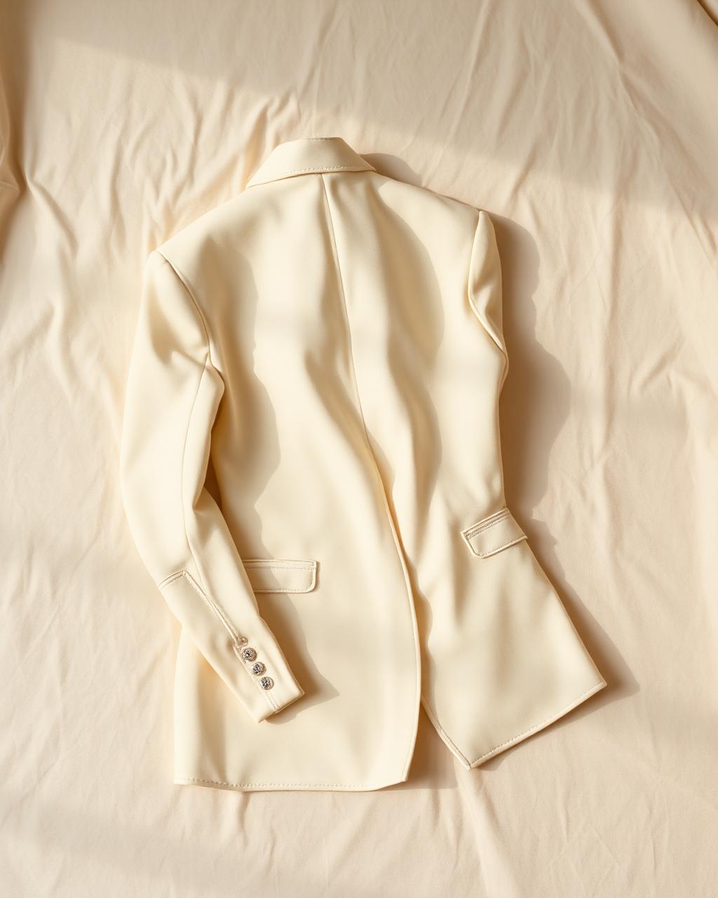 Ivory Wool Show Coat